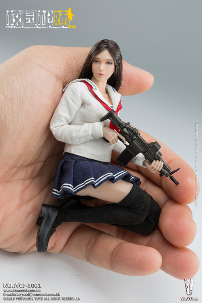 Боевая японская школьница - Коллекционная ФИГУРКА 1/12 Palm Treasure Series - Campus Gun Girl (C.G.G.) (VCF-3001) - VERYCOOL