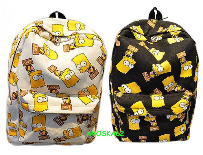 ryukzak s bartom simpsonom ryukzaki s