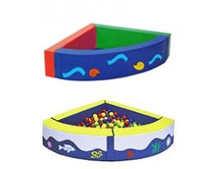 Бассейн разборный угловой (185х185х30(48)х15)