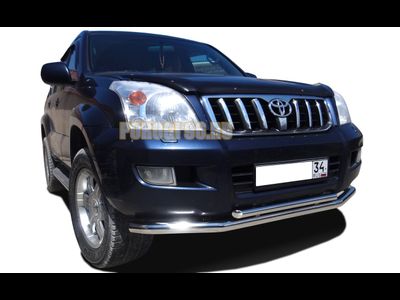Защита переднего бампера двойная d60/42 для Toyota Land Cruiser Prado 120 (2003-2009)