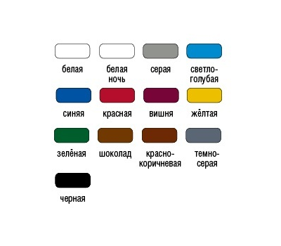 Цвета грунт-эмалей 3 в 1