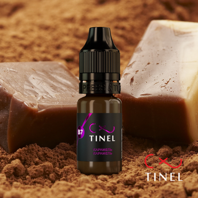 Коричневый пигмент для бровей Тинель В7 «Карамель»
