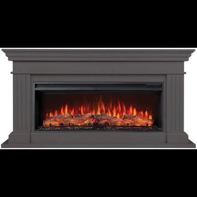 Линейный электрокамин Бруно GR с очагом Joker 45