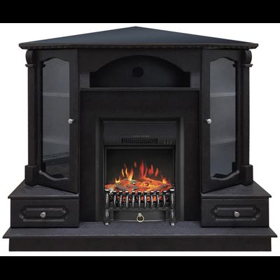 Угловой электрокамин Вилс BL с очагом Fobos