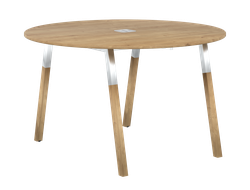 Дуб Гамильтон/ Белый/Бук