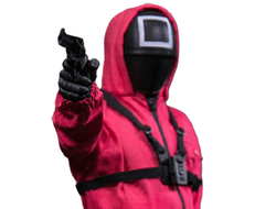 Охранник ("Игра в кальмара", Squid Game) - КОЛЛЕКЦИОННАЯ ФИГУРКА 1/6 THE GAME GUARD (EKS07) - EKUAZ STUDIO