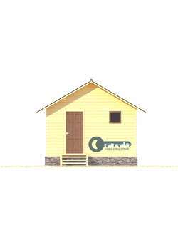 Б-15  ГАБАРИТНЫЕ РАЗМЕРЫ: (3,5Х4,5М) 1 ЭТАЖ, ОБЩАЯ ПЛОЩАДЬ: 15,75М²