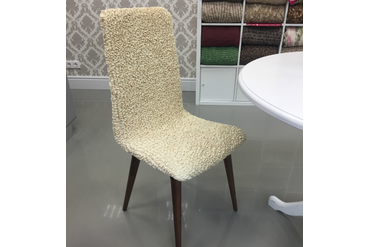 ЧЕХОЛ НА СТУЛ МИКРОФИБРА ВАНИЛЬ.ИТАЛИЯ