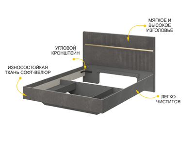 Каркас кровати Монако 902.01