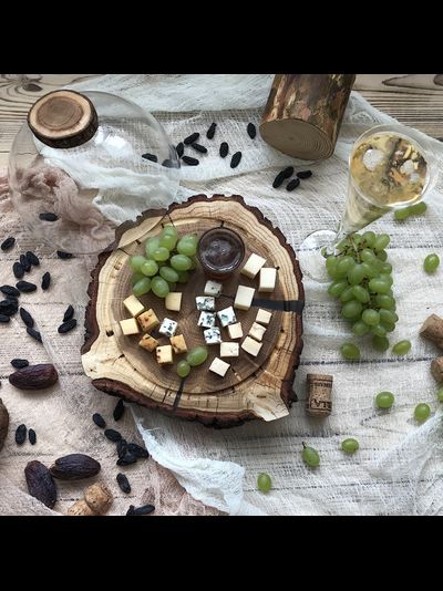 спил со стеклянным клошем S