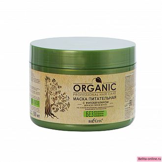 Белита Professional Organic Hair Care Маска питательная c фитокератином
