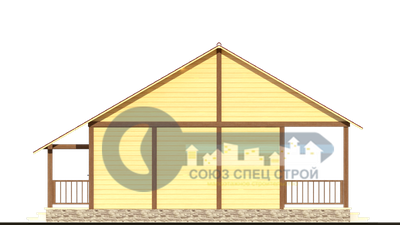 ДЖ-11 ГАБАРИТНЫЕ РАЗМЕРЫ: (6Х8М) 1 ЭТАЖ, ОБЩАЯ ПЛОЩАДЬ: 66,6М²