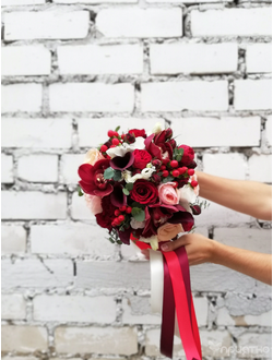 Букет невесты & Бутоньерка № 1331