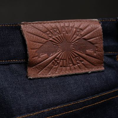 Джинсы =Brave Star= True Straight 14oz Hardline Japan Selvage Denim