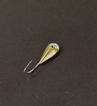 Мормышка паяная Глазок золото вес.0.25 gr.14 mm. d-2.5 mm. купить