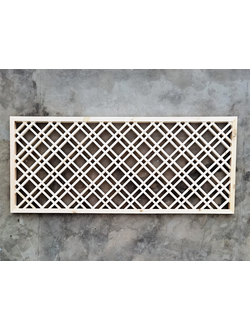 Решетка деревянная двойная ячейка