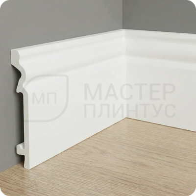 “Плинтус под покраску Teckwood из дюрополимера”, “Премиальный декоративный плинтус для покраски”, “В