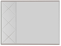 Зеркало Кимберли З-04, ясень белый