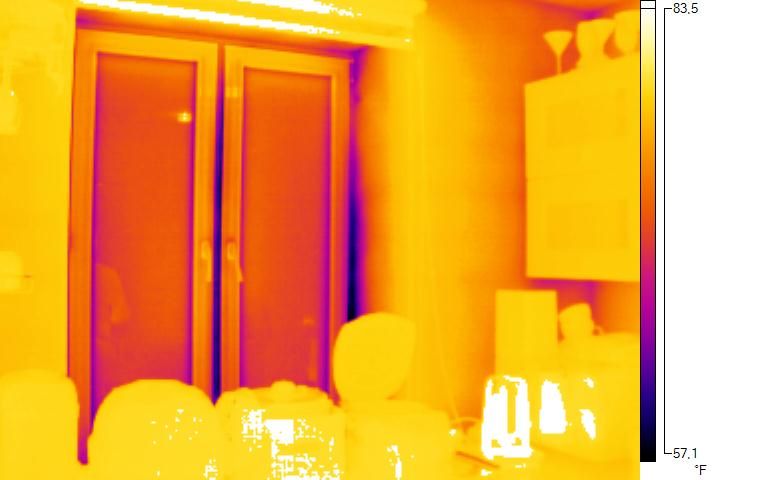 Проведение тепловизионного обследования квартиры жилого дома