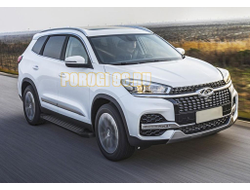 Пороги на Chery Tiggo 8 (2020-…) Black Start