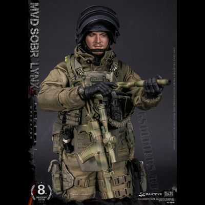 Боец СОБР "Рысь" - КОЛЛЕКЦИОННАЯ ФИГУРКА 1/6 scale RUSSIAN SPETSNAZ MVD - SOBR LYNX (78059) - DAMTOYS