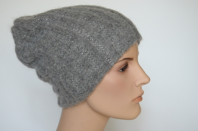 Серая зимняя женская шапка Vizio Италия 1004 CL