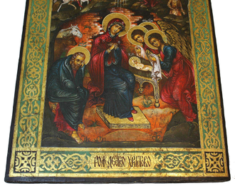 Икона `Рождество Христово `. Россия. Кон. XIX – нач. XX вв.
