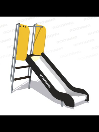 Горка h 950, скат нержавейка Romana 110.22.00