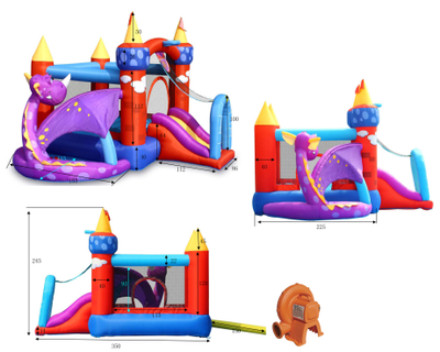 Батут Happy Hop «Дракоша»