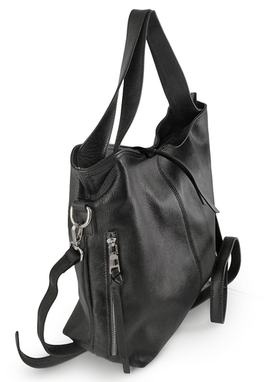 (АРТИКУЛ: 8700/1) СУМКА ЖЕНСКАЯ, СРЕДНЕГО РАЗМЕРА, НАТУРАЛЬНАЯ КОЖА, ЧЕРНАЯ, РЕМЕНЬ ЧЕРЕЗ ПЛЕЧО