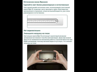 Настольная лампа Xiaomi Mi LED Desk Lamp 1S MJTD01SYL EU