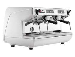 Кофемашина Nuova Simonelli Appia Life 2Gr S white высокие группы, экономайзер, полуавтомат, белая