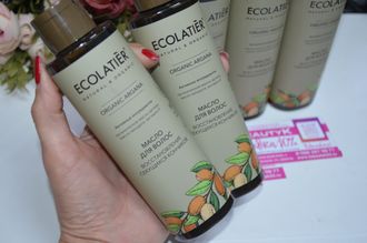 Ecolatier Green Масло для волос Глубокое восстановление секущихся кончиков Organic Argana, объем  200 мл