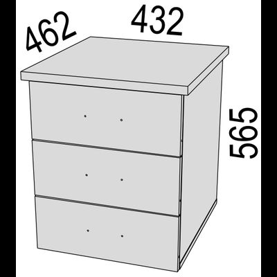 Тумба выкатная Олимп