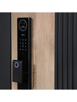 Стальная дверь   Конструктор (биометрический замок Smart lock Y12)