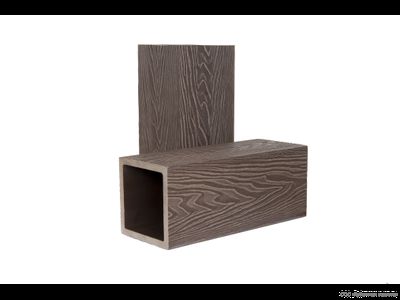 Столб опорный ДПК 125мм  2,9м Темно-коричневый