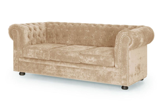 Диван Честер 3-местный с декоративным молдингом