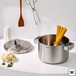 Атоми Кастрюля круглая из медицинской стали MediCook 5,5 л