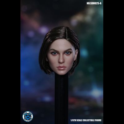 Женская голова (скульпт) Джилл Валентайн - 1/6 scale Female Head Sculpture (SDH025A) - SUPER DUCK