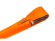 Набор шампуров из нержавеющей стали, в кожаном чехле (оранжевый)