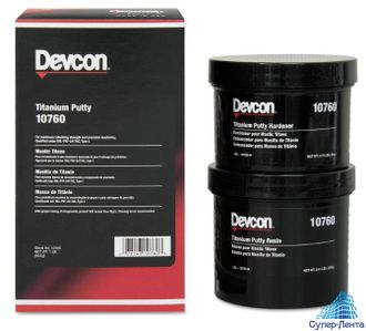 Devcon Titanium Putty 454 гр, эпоксидный состав с титановым наполнителем