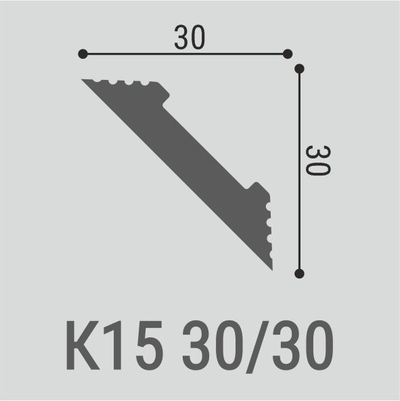 Карниз К15 - 30*30*2000мм