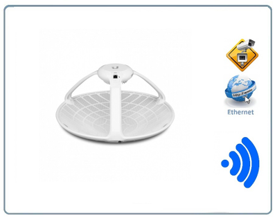 Радиорелейный мост AirFiber 60. Дальность действия до 2 км. До 1 Гбит/с с низкой задержкой Встроенный GPS. (1 шт).