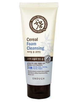 Пенка очищающая для умывания ENOUGH с экстрактом злаков