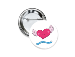 Значок закатной #9 на День влюблённых, 14 февраля