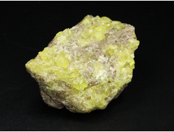 Сера, кристаллы на породе, Мексика (54*37*29 мм, 40 г) №26713