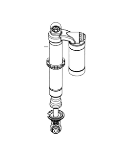 Передний амортизатор оригинал BRP 706201257 для BRP Can-Am (Shock Absorber Model-XTP)