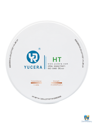Yucera HT White Zirconia – Прозрачный и Прочный Цирконий для Стоматологии