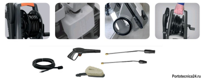 Мойка высокого давления Portotecnica АВД Comet KLS 1600 Gold Extra Total stop