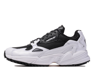 Adidas falcon black sales white